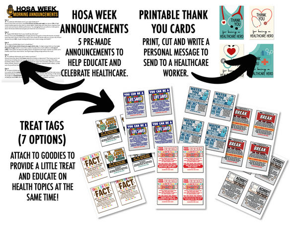 HOSA WEEK CELEBRATION BUNDLE HOSA WEEK CELEBRATION BUNDLE