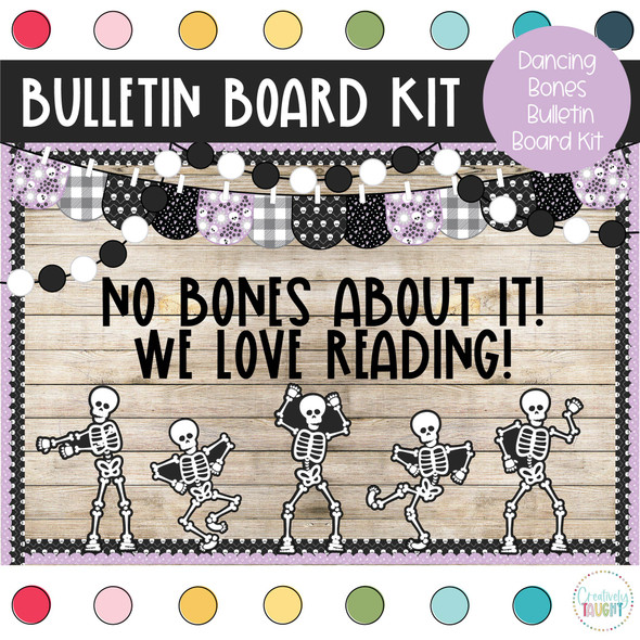 Dancing Bones - Halloween -October Bulletin Board Kit by Creatively Taught Dancing Bones - Halloween -October Bulletin Board Kit by Creatively Taught