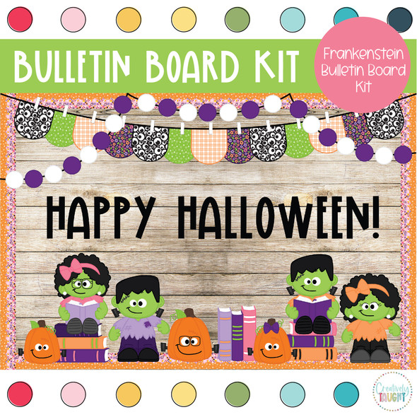 Frankenstein Reading - October Bulletin Board Kit by Creatively Taught Frankenstein Reading - October Bulletin Board Kit by Creatively Taught
