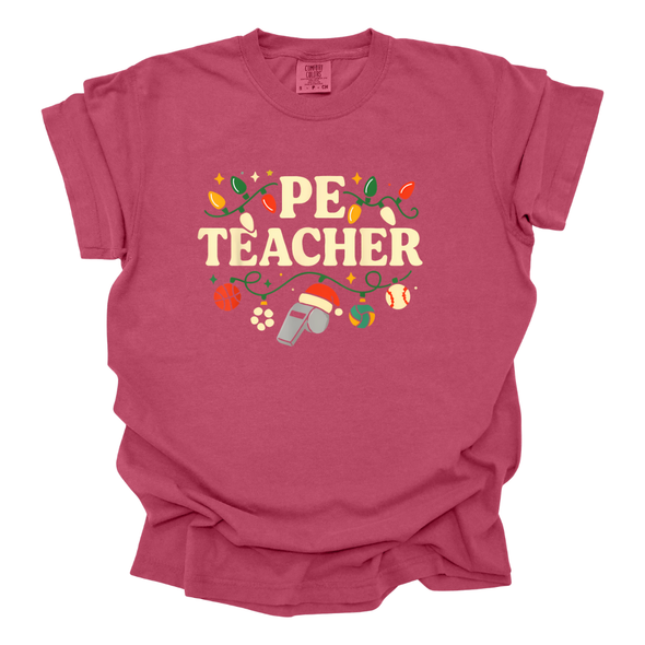 PE Teacher In Lights - Comfort Colors T-Shirt
