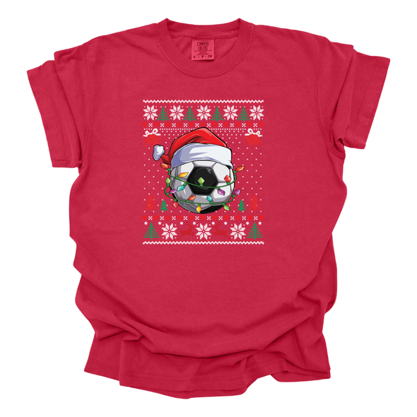 Soccer with lights sweater print - Comfort Colors T-Shirt