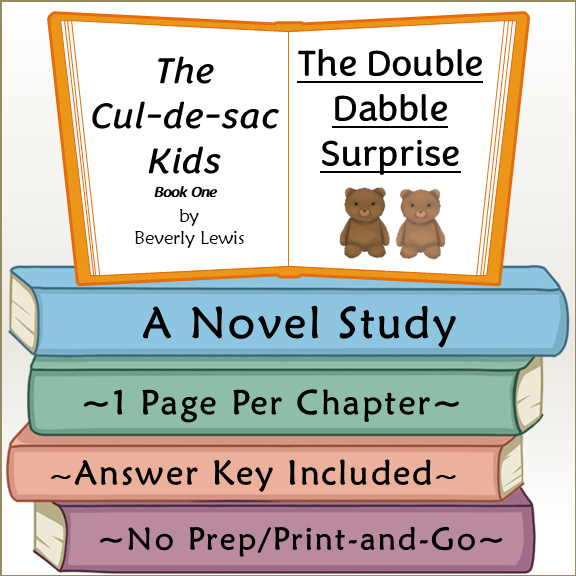 The Double Dabble Surprise Novel Study The Cul-de-sac Kids Book 1