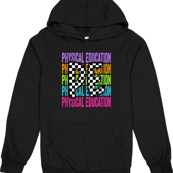 Checkered Rainbow PE - Sweatshirt & Hoodie