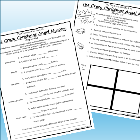 The Crazy Christmas Angel Mystery Novel Study The Cul-de-sac Kids Book 3