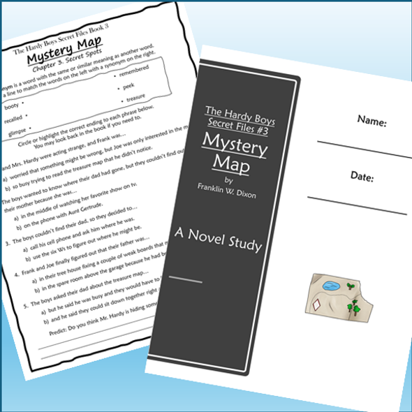 Mystery Map Novel Study The Hardy Boys Secret Files Book 3