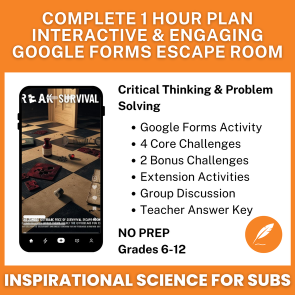 Infectious Diseases & Antibiotic Resistance: Zombie Outbreak Digital Escape Room