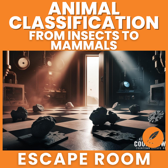 Taxonomy & Classification of Organisms: Digital Escape Room (Biology Sub Plan)