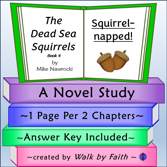 Squirrelnapped! Novel Study The Dead Sea Squirrels Book 4