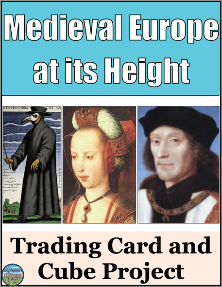 Medieval Europe at its Height Activity Review Projects