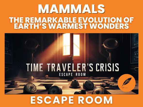 Mammals Life Cycle & Evolution Digital Escape Room - Science Mission