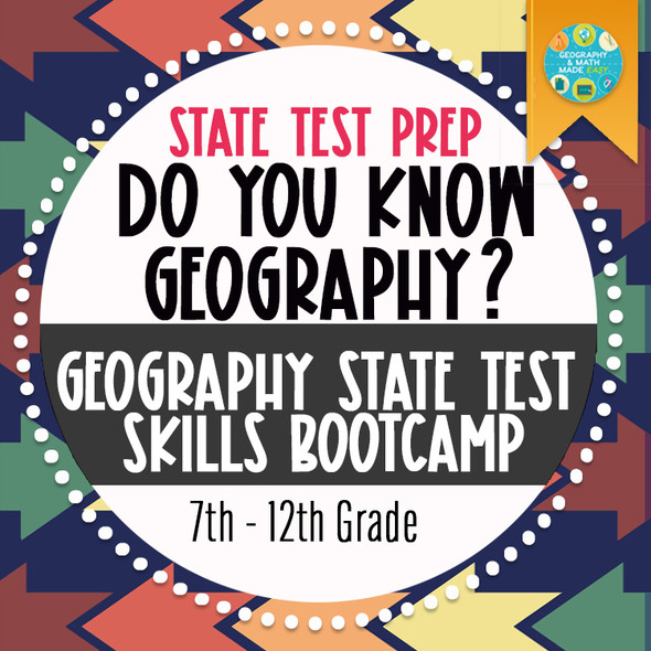 Ultimate Geography Test Prep: 179 Questions, 20 Rounds of Practice, Test-Taking
