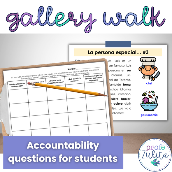 12 Spanish Jobs & Careers Readings - Gallery Walk Activity