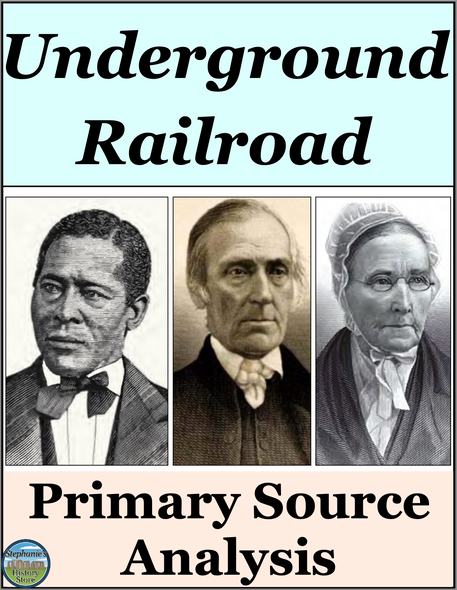 The Underground Railroad Primary Source Analysis Activity