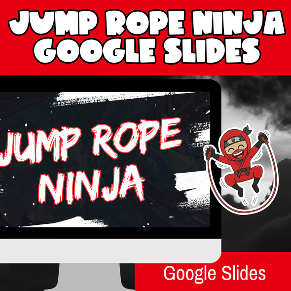 Elementary PE Jump Rope Ninja Bundle