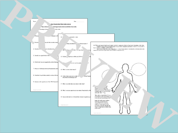 Neanderthals Activity Myths About Neanderthals Video Guide Analysis