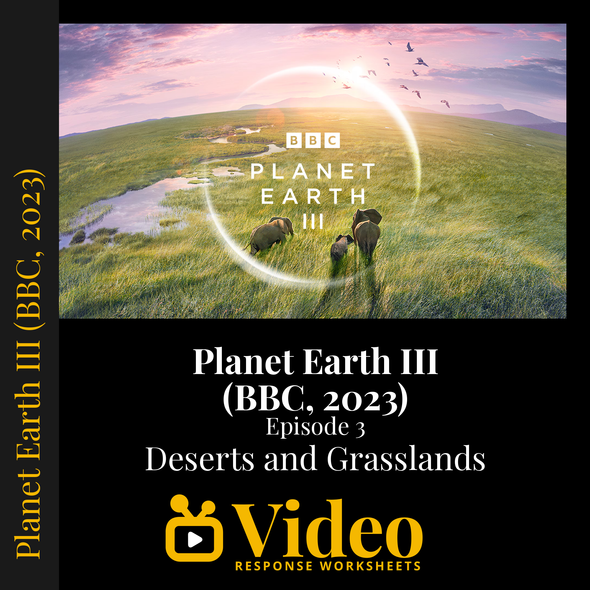 Planet Earth III Deserts and Grasslands Episode 3 Worksheet & Key - BBC