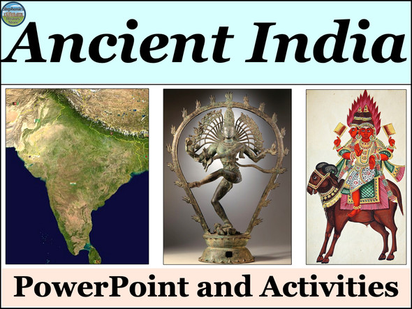 Ancient India PowerPoint or Gallery Walk and Note Guide
