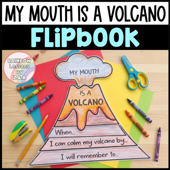 My Mouth is a Volcano Craft | My Mouth is a Volcano Activities | Back to School