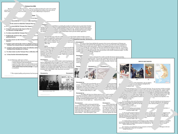 The Vietnam War DBQ and Activities Bundle
