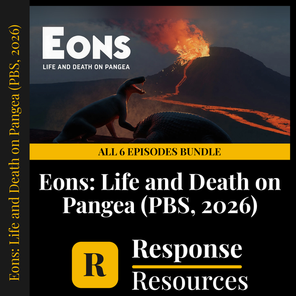 Eons Life and Death on Pangea All 6 Episodes Bundle Worksheets + Google Forms