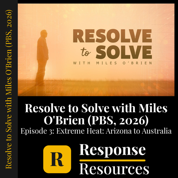 Resolve to Solve PBS Ep 3 Extreme Heat Shade Video Worksheet + Google Forms