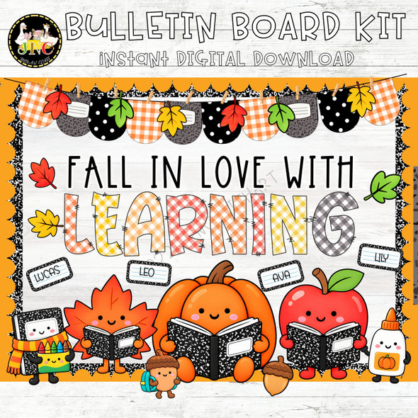 Fall Bulletin Board Kit | Autumn Classroom Decor (Digital Download)