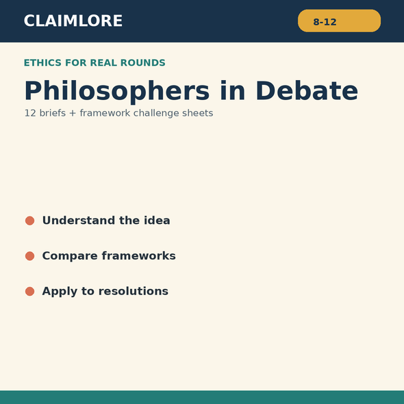10587 : Philosophers in Debate | Ethics & Critical Thinking Activities Grades 8-12