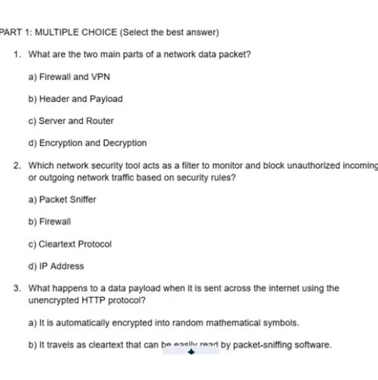 Security Firewalls & Packet Sniffing Slides Quiz & Vocab Expansion Pack | Unit 4 (Grades 6-12)
