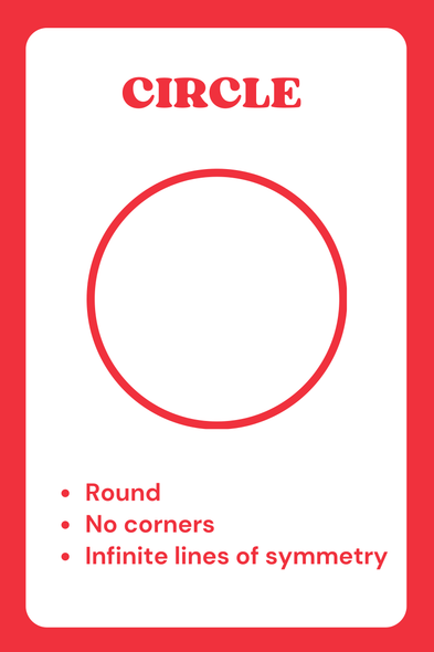 2D & 3D Shapes Flashcards | Geometry Printable Cards | Math Flashcards for Kids