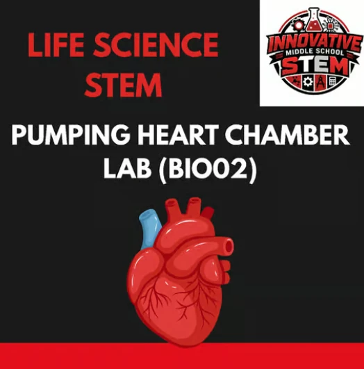 Pumping Heart Chamber Fluid Dynamics STEM Lab (BIO02) | Middle School Life Science (Grades 6-8)