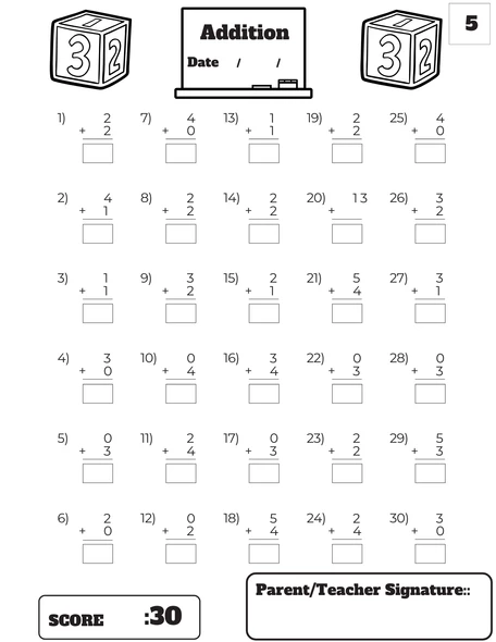 Addition & Subtraction Worksheets 0–20 | Math Practice Workbook | Life Skills