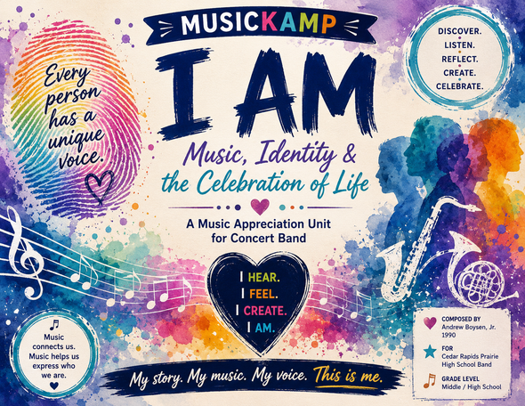 10624 : I Am by Andrew Boysen, Jr. — Music, Identity & Celebration of Life Unit