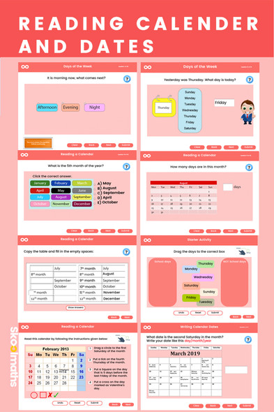 A preview of some pages inside the lesson.