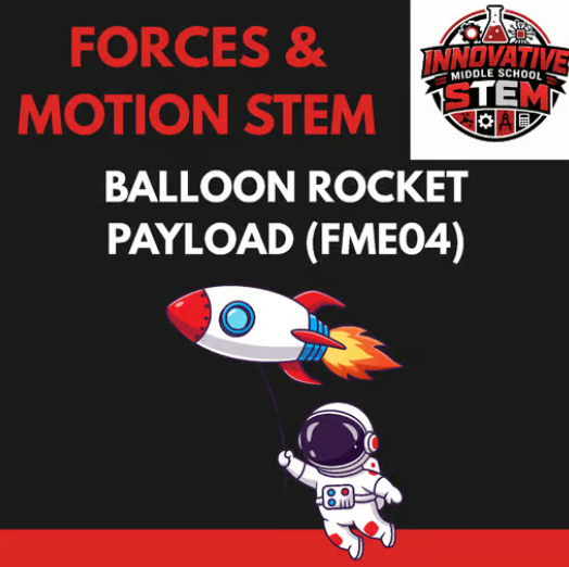Balloon Rocket Payload STEM Challenge (FME04) | Middle School Physical Science (Grades 6-8)