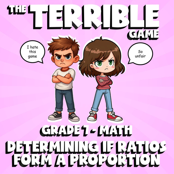 Determining if Ratios Form a Proportion THE TERRIBLE GAME - Grade 7 Math Review