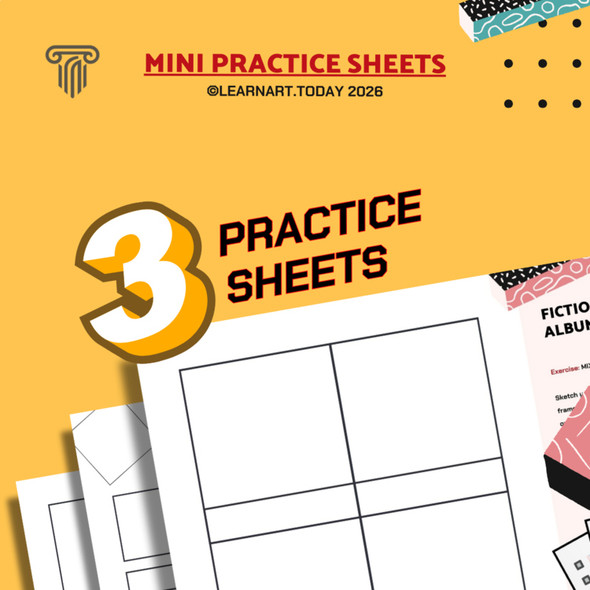 Fictional Album Cover Worksheets | Middle & High School | Design 3 Exercises