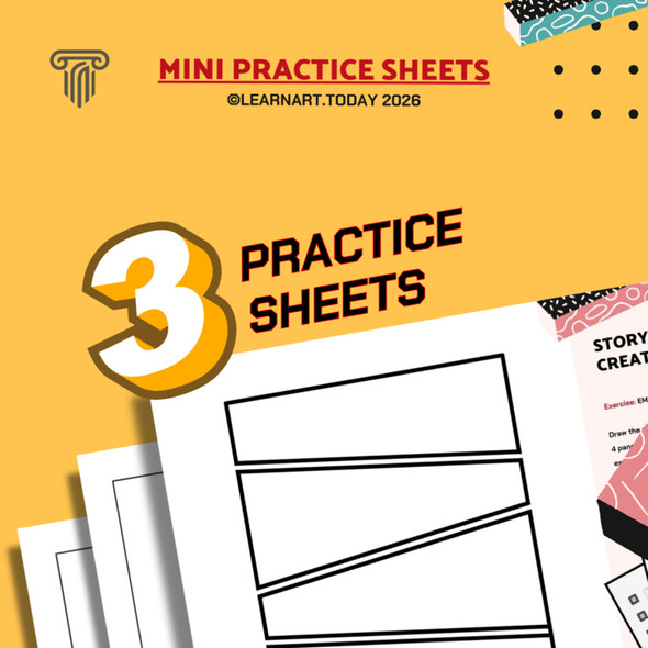 Storyboard Worksheets | Middle & High School | Sequential 3 Exercises