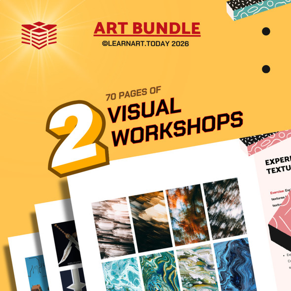 3D & Texture Art Bundle  | Middle & High School | Sculpting + Texture Workshops