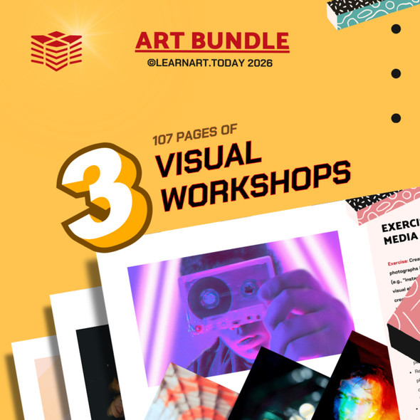 Digital & AI Art Bundle | Middle & High School | 3 Workshops | AI+AR+SocialMedia