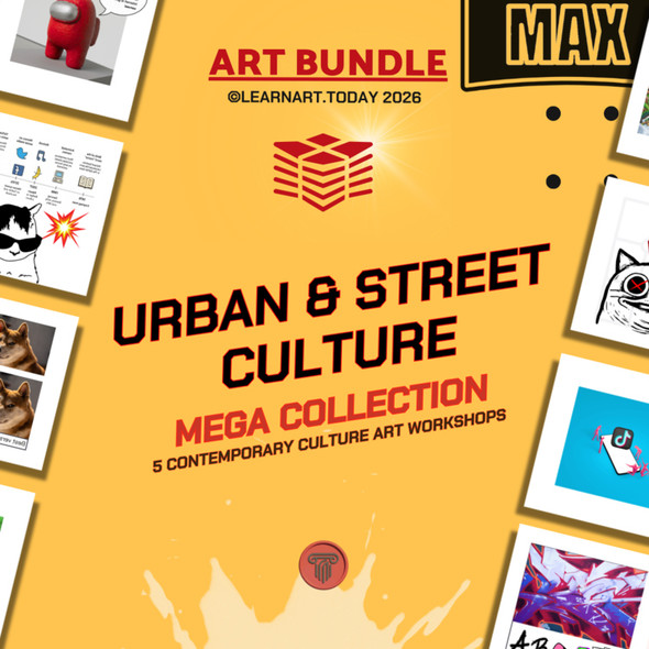 Urban & Street Culture Mega Collection | Middle & High School | 5 Art Workshops