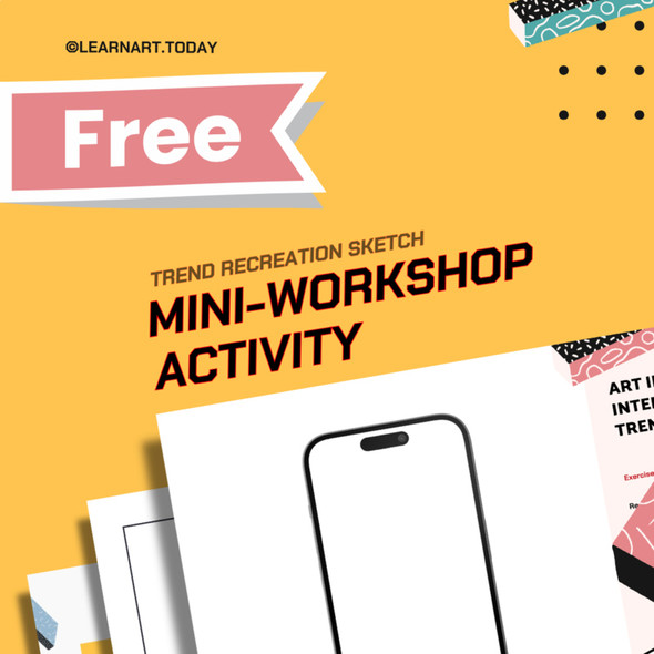 FREE | Trend Recreation Sketch Worksheet | Middle & High School