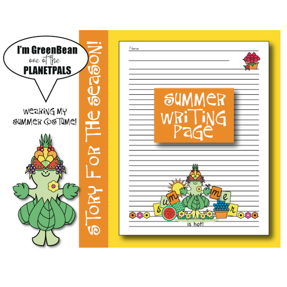 Planetpals Summer Writing and Reading Activity AD