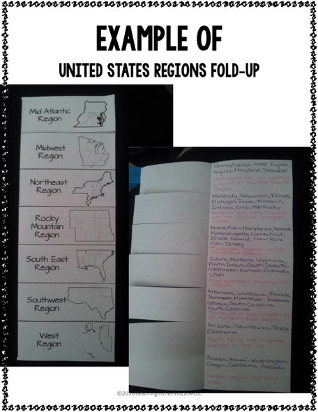 United States Geography Notebook Kit - FREE