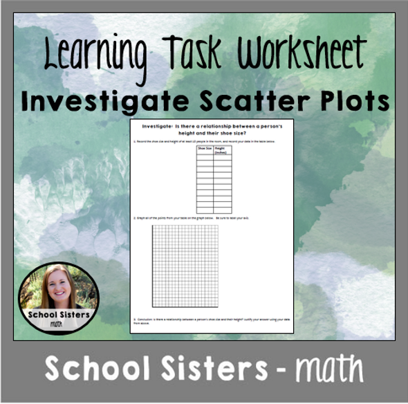 Scatter Plots Task