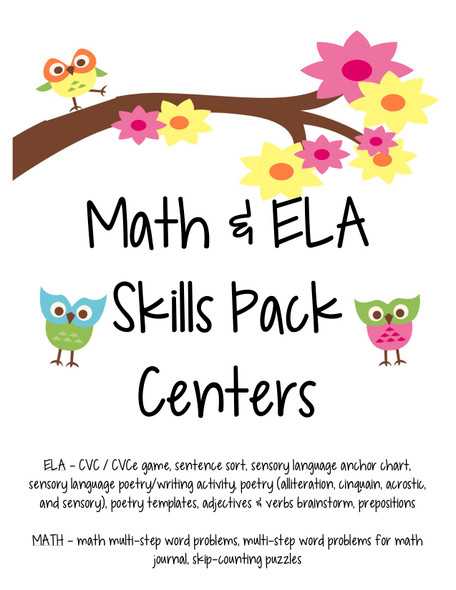 Math and ELA Skills Practice