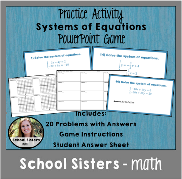 Systems of Equations Paper Toss Game