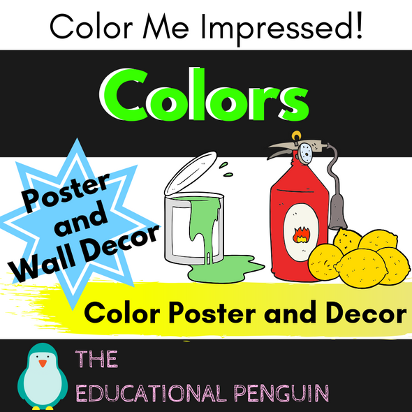 Colors Poster (A3) and Wall Decor (A5) Pack