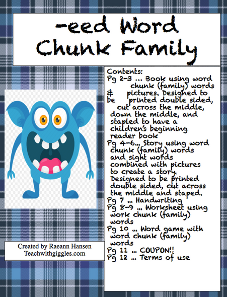 Eed Word Chunk Family