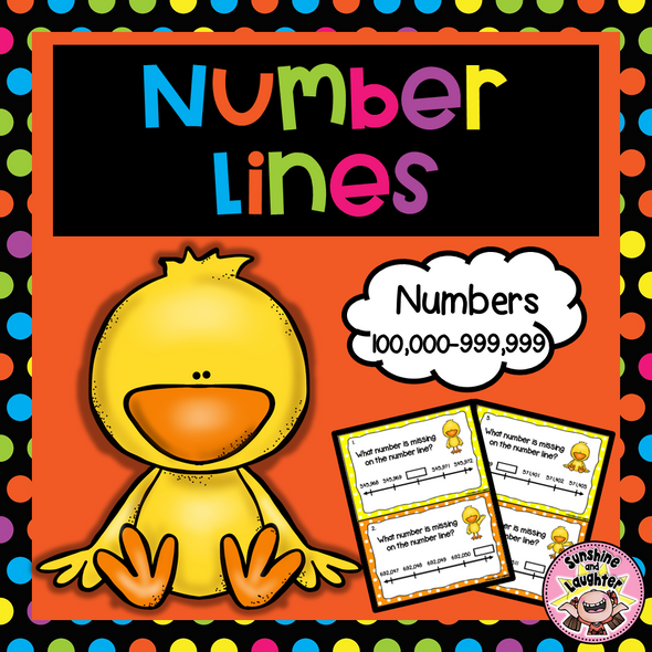 Number Line Scoot - (100,000-999,999)