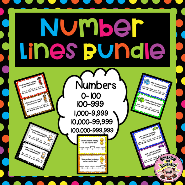 Number Line Scoot Bundle